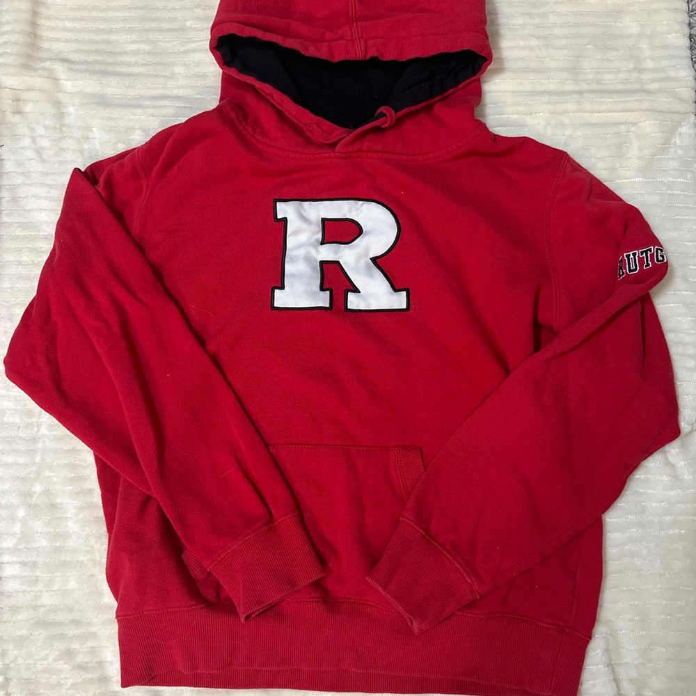 Stadium Athletics Red Varsity Hoodie Sweatshirt